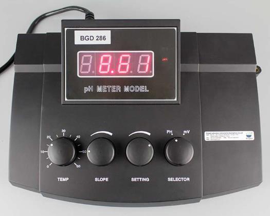 MEDIDOR DE PH MODELO BGD286 CATALOGO BL-BGD286 MARCA BIUDGED